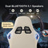 GTPLAYER Gaming chair Ergonomic Gaming armchair Desk chair PC Footrest loudspeaker Music Office chair up to 150kg