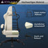 GTPLAYER Gaming chair Ergonomic Gaming armchair Desk chair PC Footrest loudspeaker Music Office chair up to 150kg