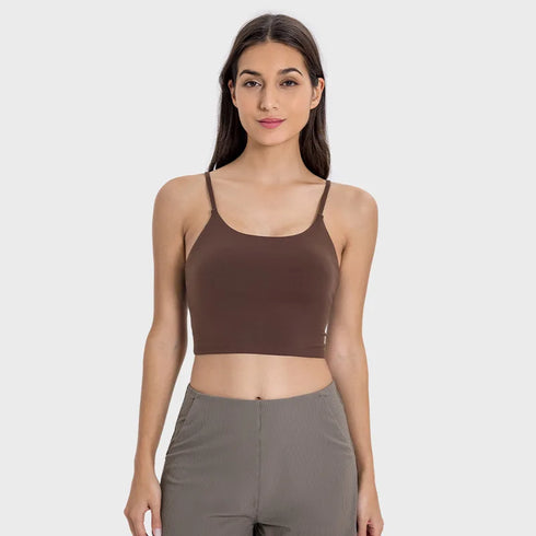 Women's Longline Sports Bra Wirefree Padded