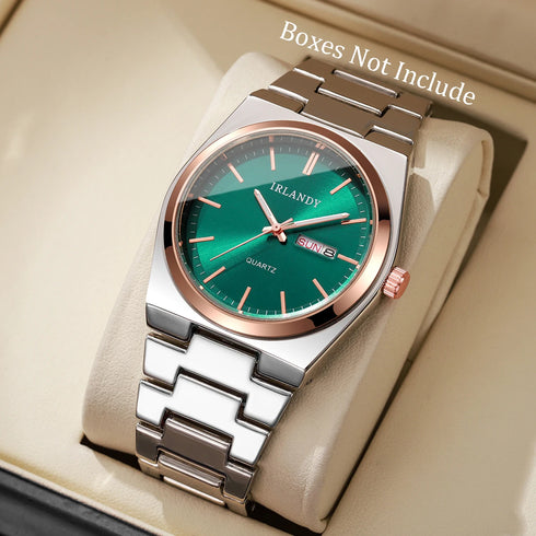 Luxury Men Business Watches Calendar Quartz Wristwatches For Mens Clock Reloj Hombre(Without Box)
