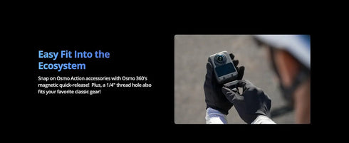 DJI Osmo 360 Standard Bundle 360 Camera with 1 Inch ° Imaging ° Video in 8K Native ° Photo in 120MP DJI Osmo 360