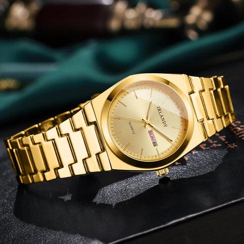 Luxury Men Business Watches Calendar Quartz Wristwatches For Mens Clock Reloj Hombre(Without Box)