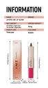 Black Brown Tapered Lip Liner Contour Pencil Double Head Mirror Plumping Lip Glaze Crystal Lip Gloss Sexy Red Lips Tint Makeup