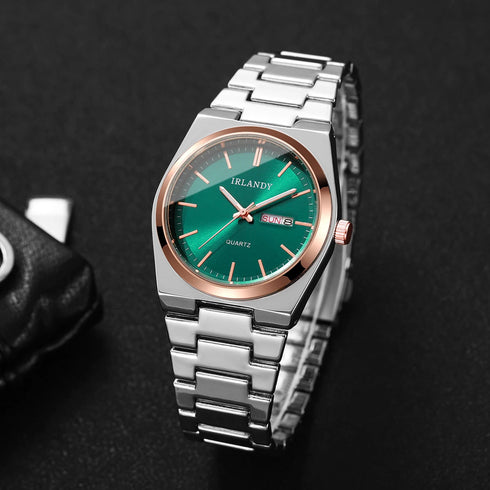 Luxury Men Business Watches Calendar Quartz Wristwatches For Mens Clock Reloj Hombre(Without Box)