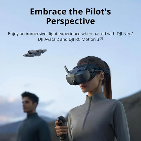 DJI Goggles N3 FPV Goggles 1080p Ultra Wide Screen Immersive Flight Experience FPV Wireless Streaming Goggles N3 New Original