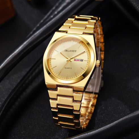 Luxury Men Business Watches Calendar Quartz Wristwatches For Mens Clock Reloj Hombre(Without Box)