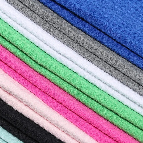 40*60CM Cotton High Water Absorption Microfiber Cleaning Towels Golf Towel with Carabiner Hook Cleans Clubs Golf Training Aids
