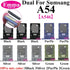 10Pcs Dual Card Phone Sim SD Card Tray For Samsung Galaxy A14 A24 A34 A54 A13 A23 A33 A53 A73 Sim Card Holder Adapter Drawer