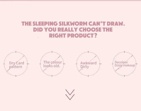 Matte Brightening Lying Silkworm Pen Pink Brown Two-color Highlighter Contour Shadow Pen With Detail Blending Brush Eye Makeup
