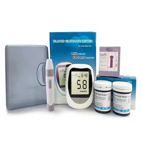 Medical Glucometer 50pcs Test Strips Lancets Blood Glucose Meter Kit Sugar Monitor Glucometro for Diabetes Mmol/L Or Mg/dL