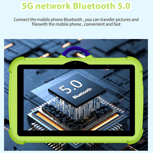 New 5G WIFI 7 Inch Android Kids Tablets Quad Core 4GB RAM 64GB ROM Dual BOW Cameras Cheap And Simple Children's Gifts Tablet PC