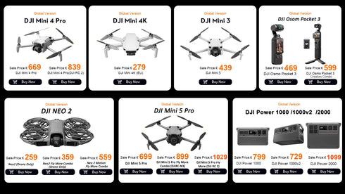 Global Version DJI Neo 2 Camera Drones 4K High-Quality Imaging 1/2-inch CMOS Sensor 4K/60fps Video And 4K/100fps Slow-motion Easy for Beginners