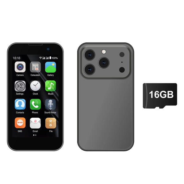 SERVO 17SE MINI 3G Tiny Smartphone Android System Play Store 2GB+16GB WhatsAPP GPS WiFi Dual SIM Card 3.0" Small Smart Cellphone