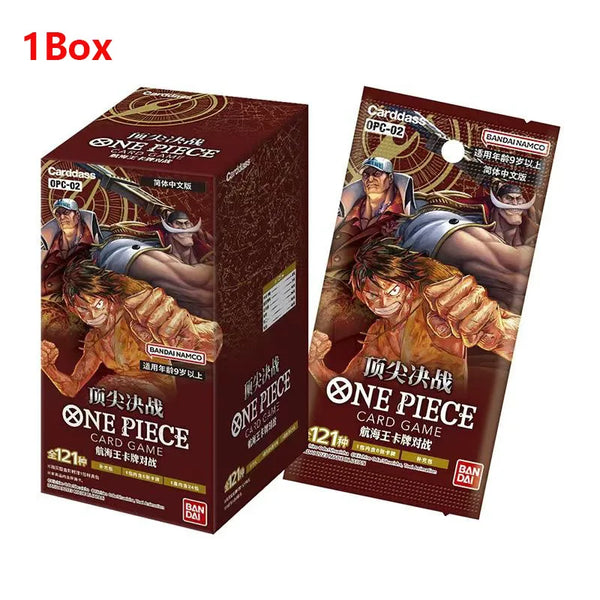 Bandai One Piece TCG OP01-OP13 Card Game Romance Dawn Chinese Version TCG Booster BOX Collection Cards Kids Toys Birthday Gift