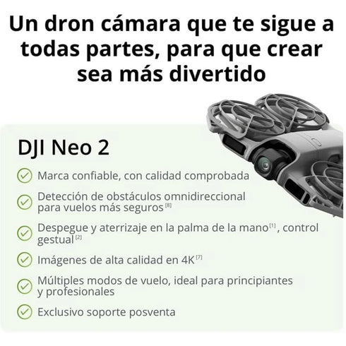 Global Version DJI Neo 2 Camera Drones 4K High-Quality Imaging 1/2-inch CMOS Sensor 4K/60fps Video And 4K/100fps Slow-motion Easy for Beginners