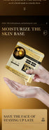 10 pieces 24k Gold Hyaluronic Acid Moisturizing Facial Mask Whitening Mask for Face Women Korean Skin Care Products