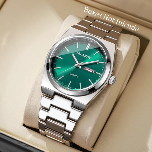 Luxury Men Business Watches Calendar Quartz Wristwatches For Mens Clock Reloj Hombre(Without Box)