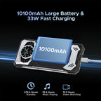 Global Version DOOGEE S200 5G Rugged Phone 6.72" 120Hz Display 12GB 256GB 100MP AI Main Camera 10100mAh Battery NFC Smartphone