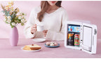 4L Multifunctional Mini Refrigerator Cosmetic Dormitory Fridge Control Use Countertop Portable Fridge Mirror 220V EU