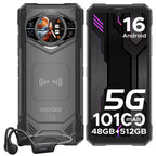 Globe Version DOOGEE S200 X 5G Rugged Phone 6.72" Dimensity 7050 1.32" AMOLED Rear Display 12GB 512GB 10100mAh Battery Phone