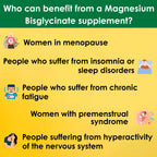 Magnesium Bisglycinate Capsules with Vitamin B6, Vitamin B1, Vitamin B5-Magnesium Pure Bisglycinate for Mental Tiredness-Magnesium Bisglycinate 250mg-Magnesium Bisglycinate