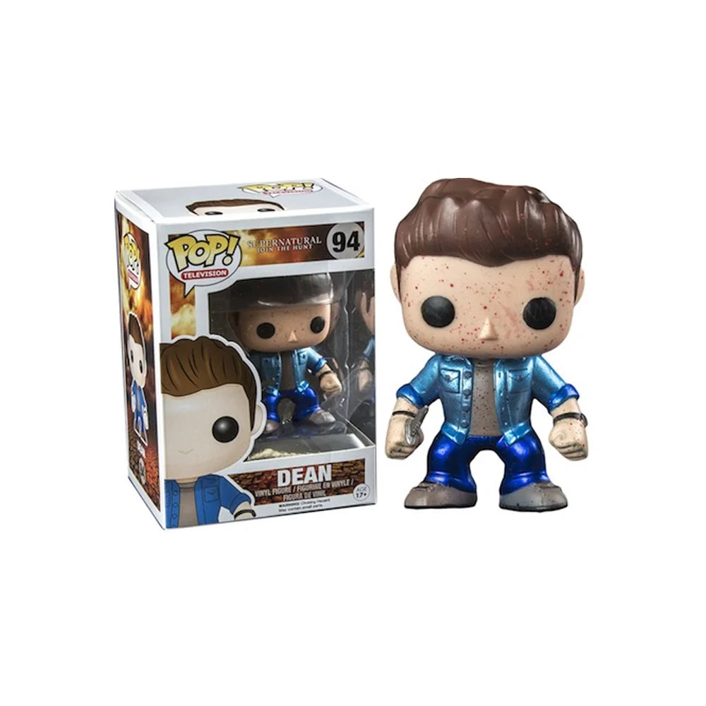 Funko Pop Supernatural Sam #93 Dean #94 Castiel #95 Charlie Crowley Bobby Singer Action Figure Toys POP-SPN Vinyl Doll Kids Gift