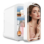 Mirror Car Refrigerator Home Small Fridge Mask For Makeup Cosmetics Home Refrigerator Cooling With LED Light Refrigerator For Makeup 4L/6L EU