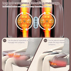 Electric Full Body Massage Mattress Shoulder Neck Waist Airbag Back Kneading vibration Massage CushionWith Heating Hand Control