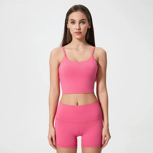 Women's Longline Sports Bra Wirefree Padded