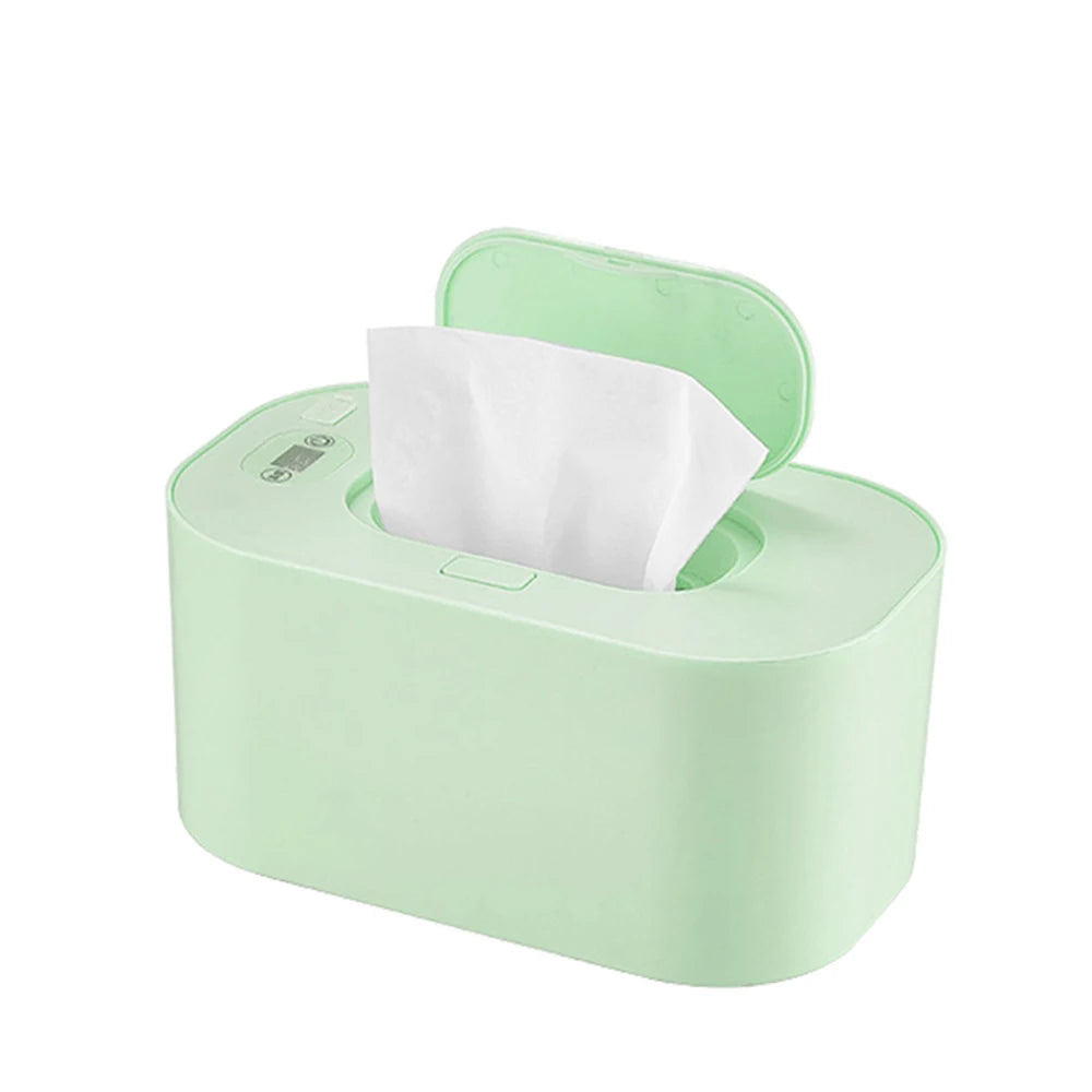 New Baby Wipe Warmer Heater Wet Towel Dispenser Napkin Heating Box Home/Car Use Mini Wipe Warmer Case Disinfecting Wipes