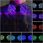 Luminous Bow Tie Neon Light Trendy Costume Accessories Glowing Acrylic LED Tie For Halloween Cosplay Costume Music Dancing