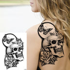 Lotus Henna Mandala Chest Temporary Tattoos For Women Underboob Adult Butterfly Turtle Lion Fake Tattoo Sexy Waterproof Tatoos