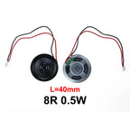 1X 8 Ohm 8R 0.5W Mini Ultra-thin Horn Speaker Diameter 20mm 23mm 28mm 30mm 36mm 40mm 50mm 57mm Loudspeaker W/ P2.0 Termina Wire