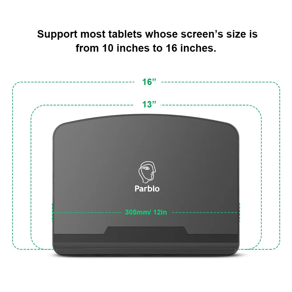 Parblo PR100 Adjustable Stand Folding Portable for 10-22 Inches Display Drawing Tablet Graphic Tablet Laptop Ipad