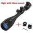6-24x50 AOE Hunting Scopes Long-Range Scope Illuminated Red/Green Reticle Tactical Optical Sight