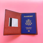 Fashion Women's Travel Passport Cover Wallet Unisex Business Multifunction Credit Card Purse Organizer Case