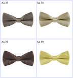 HUISHI 34 Colors Solid Fashion Bowties Groom Kids Formal Colourful Children Cravat Green Marriage Butterfly Wedding Bow ties