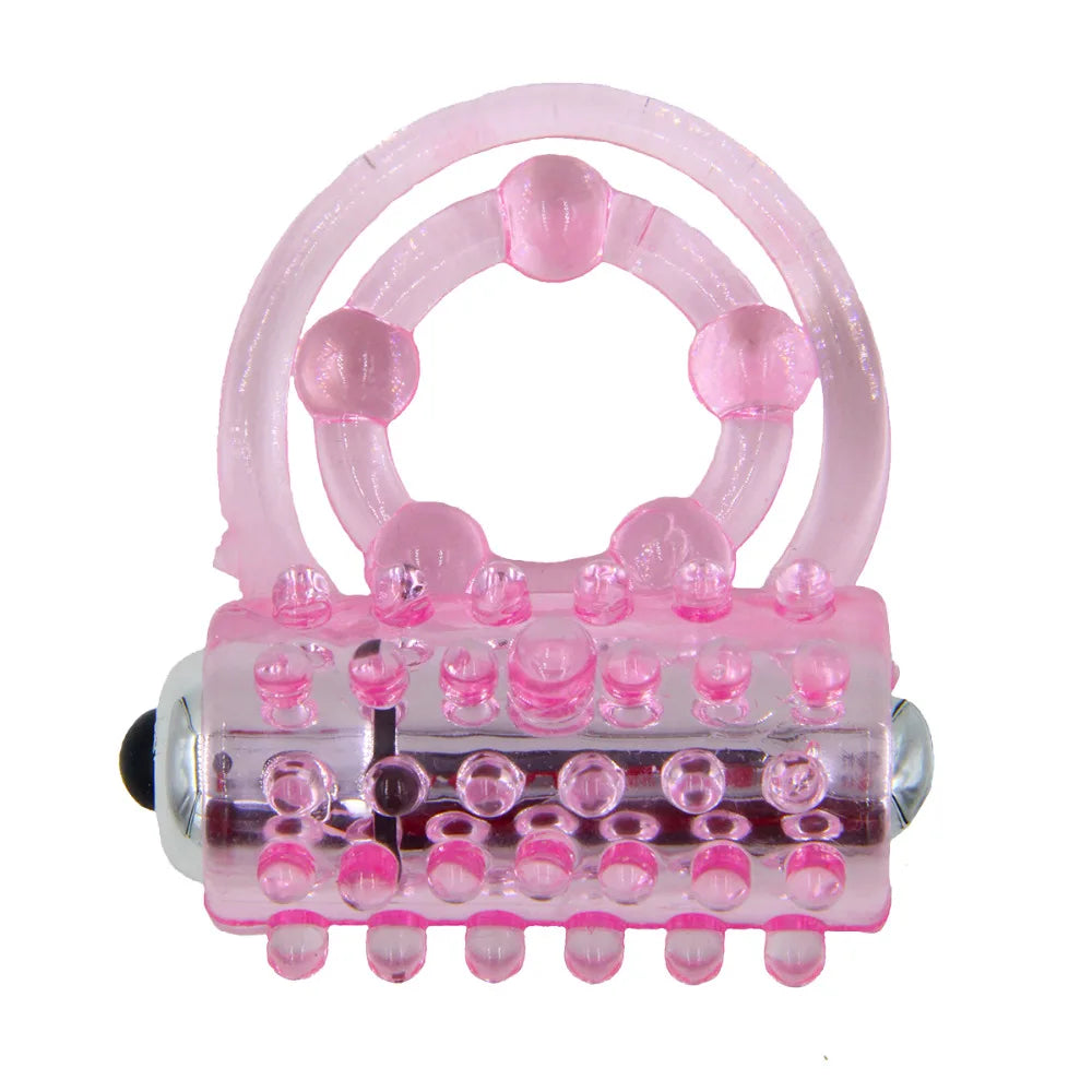 Dingye Dual Pleasure Clit Flicker Vibrating  Penis Ring Sex Products for Men Cock Ring