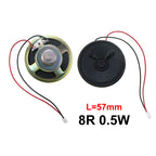 1X 8 Ohm 8R 0.5W Mini Ultra-thin Horn Speaker Diameter 20mm 23mm 28mm 30mm 36mm 40mm 50mm 57mm Loudspeaker W/ P2.0 Termina Wire