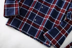 Men's Home Suits Long-sleeved Trousers Suits for Autumn and Winter Pijamas for Men Flannel Plaid Design Pajamas for Men