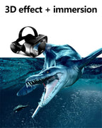 Virtual Reality VR Glasses IMAX Huge Screen HD 3D Glasses Google Cardboard Box VR Headset Helmet for 5-7" Phone,Support Gamepad