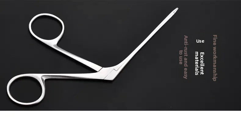 Medical Ear Wax Pick Tongs With lights Earwax Remover Micro Alligator Crocodile Forceps Earpick Ear Nose Cleaning