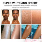 AILKE Superior Whitening Body Lotion, Moisturizing, Smooth Skin, Reduce Dark Spots, With Rose Essential Oil, Niacinamide, 500ml
