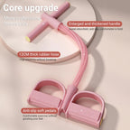 6-Tube Resistance Band Multi Function Tension Rope Fitness Bands 6-Tube Elastic Yoga Pedal Puller For Sports Exercises At Gym
