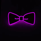 LED Glowing Bow Ties for Men Light Up Ties Personalized Night Club Concert Masquerade Accessory for Carnival Decor