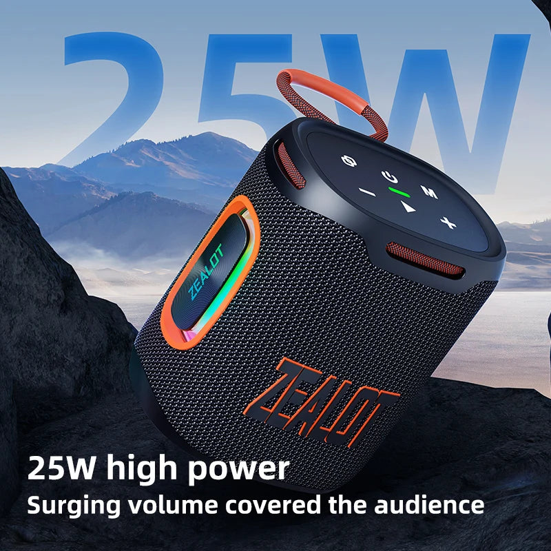 S122 25W Wireless Bluetooth Speaker Outdoor Portable Mini Waterproof Speaker with Light 6000mAh Battery Bass Boost for Outdoor Main image