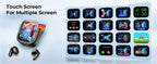 Auriculares Traductor DeIdioma 2026 HTC NE20 Translator Earbuds 6in1 iOs Android 60H Playtime Business Travel Meeting LCD Touch