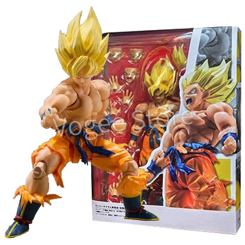 Shf Dragon Ball Z Son Goku Legendary Action Figure PVC Movable Collection Anime 17cm Super Saiyan Kakarotto Figurine Model Toys Main image