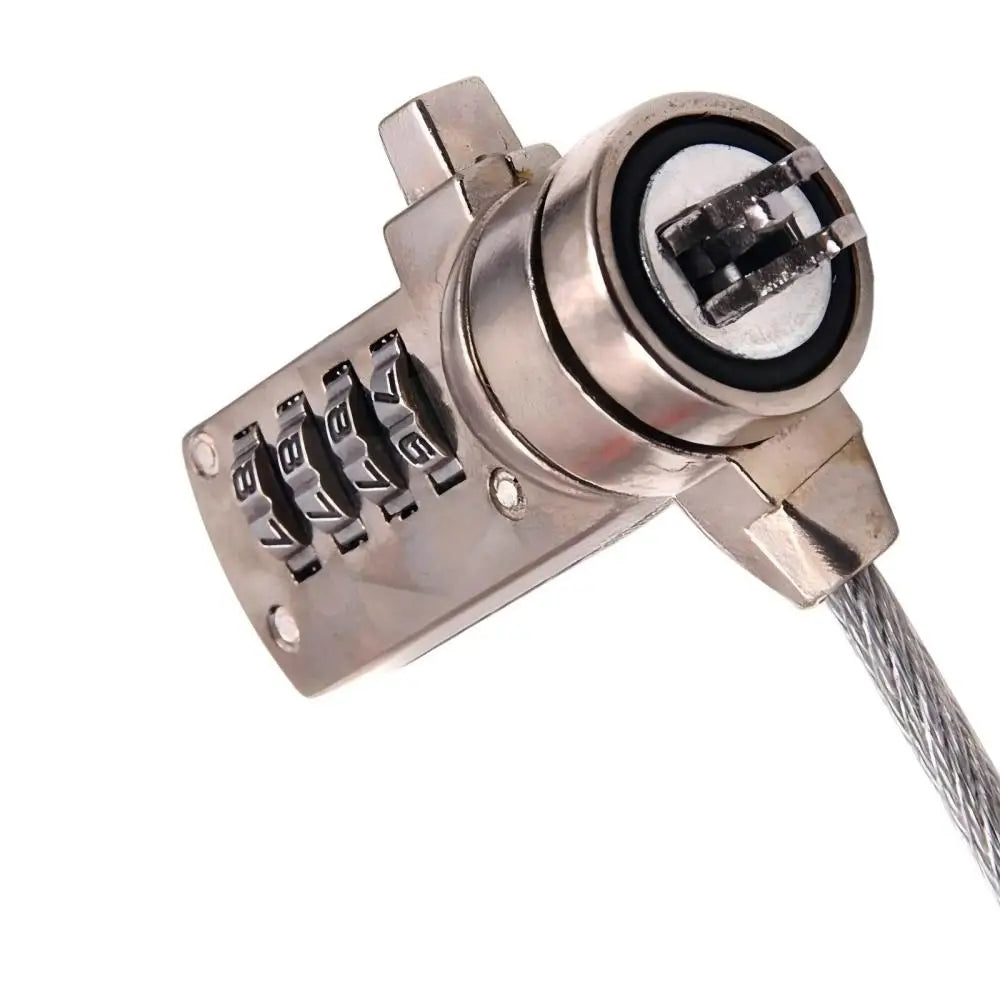 Computer Lock Security Guarantee With Key Cable Chain Anti-theft 4-digit Password for Laptop Anti-theft Lock Computer Accessorie Secondary image