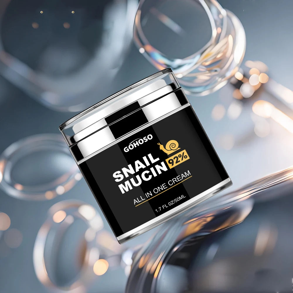 ENVISHA Skin Care Snail Mucus Face Cream Firming Whitening Anti-Aging Wrinkle Moisturizing Hydrating Beauty Health Shrink Pores